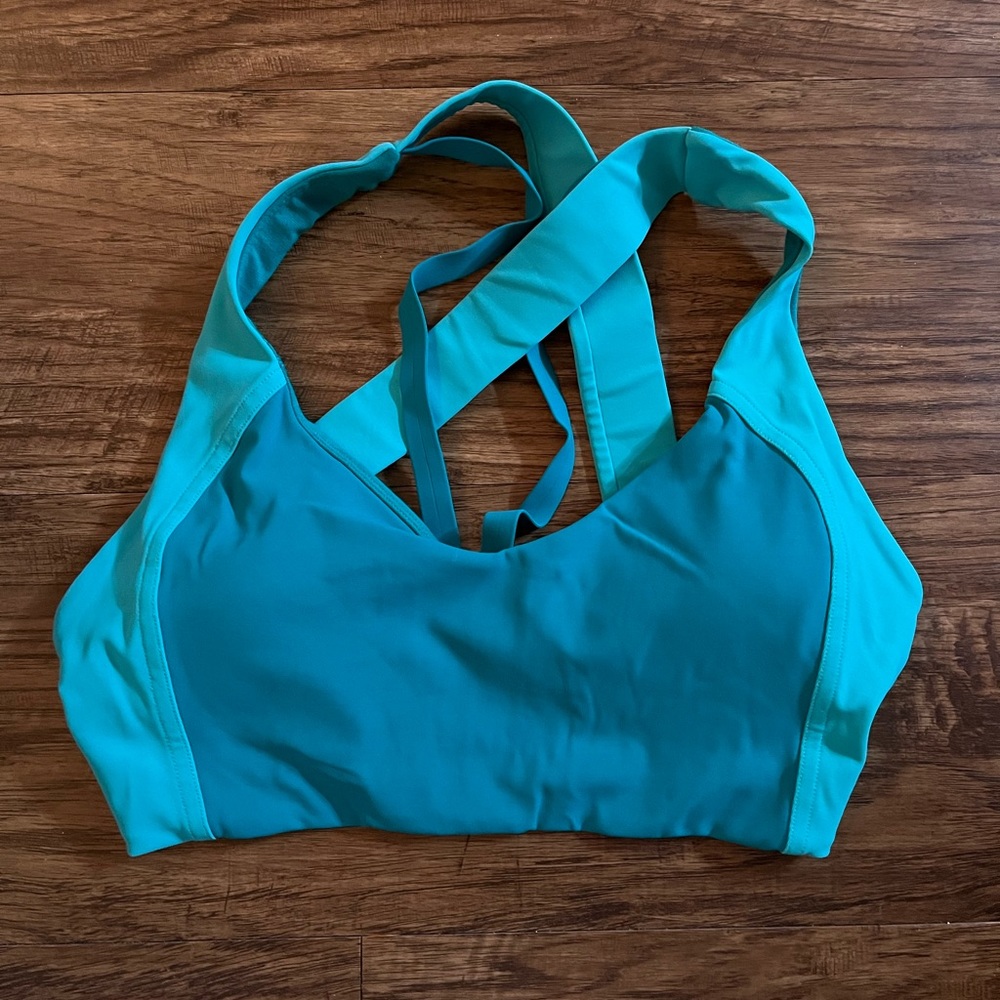 Lululemon blue / turquoise bra, size 6